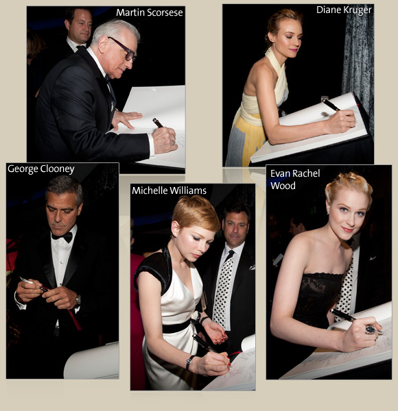 Martin Scorsese, George Clooney, Michelle Williams, Diane Kruger, Evan Rachel Wood
